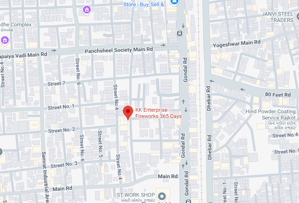 KK Fireworks Location Map